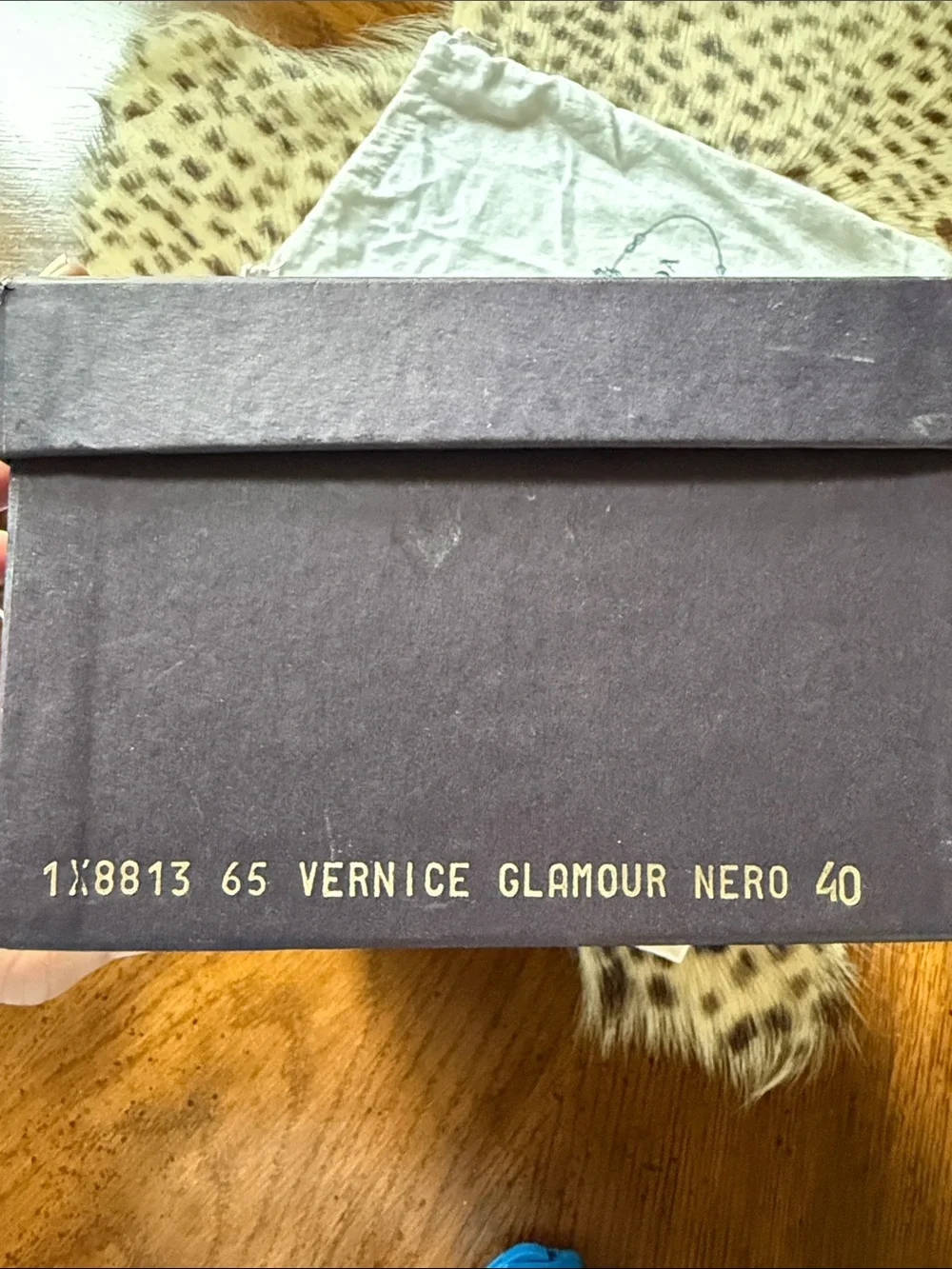 Prada Vernice Glamour Nero Wedge Sandal
